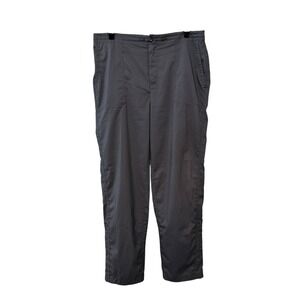 RipSkirt Hawaii Womens Quick Dry Travel Pants L Adjustable Roll Tab Hem Hiking